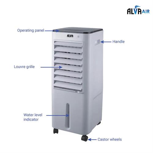 Alva Air 12L Evaporative Air Cooler With Remote And Timer Alva