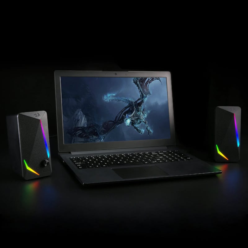 REDRAGON 2.0 Satellite Speakers WALTZ – Black Redragon