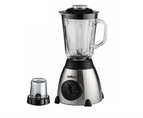Salton 1.5l Glass Jug Blender With Mill Salton