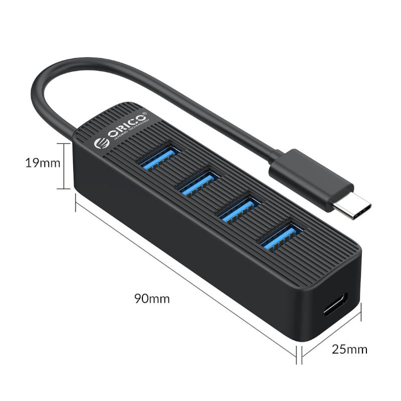 ORICO 4 Port USB Type C Hub 4x USB3.0 Orico