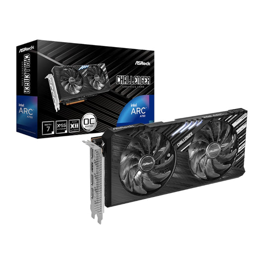 ASRock Intel Arc A750 Challenger SE OC 8GB GDDR6 256-BIT Graphics Card ASRock