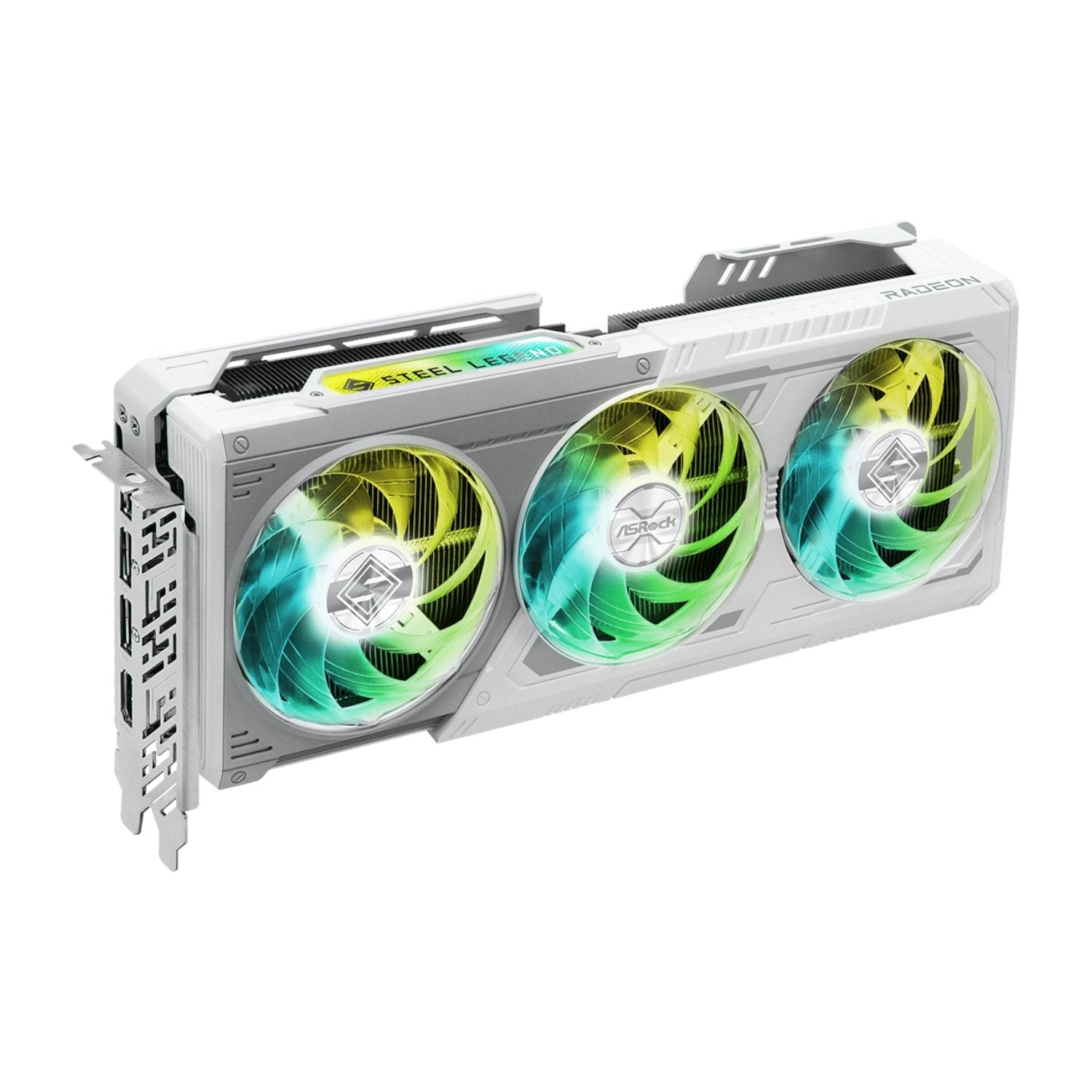 ASRock AMD Radeon RX 9070 XT Steel Legend 16GB Graphics Card ASRock