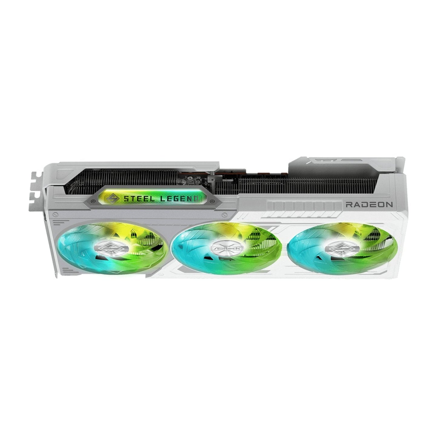 ASRock AMD Radeon RX 9070 XT Steel Legend 16GB Graphics Card ASRock