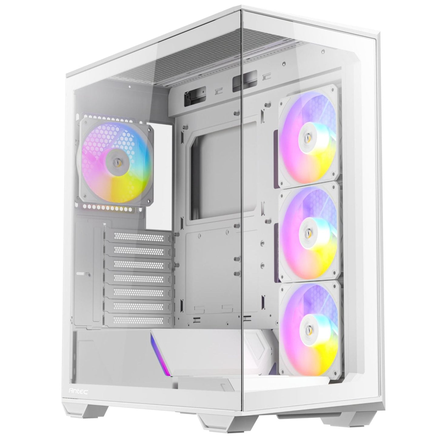Antec C3 ARGB ATX | Micro-ATX | ITX ARGB Mid-Tower Gaming Chassis – White Antec