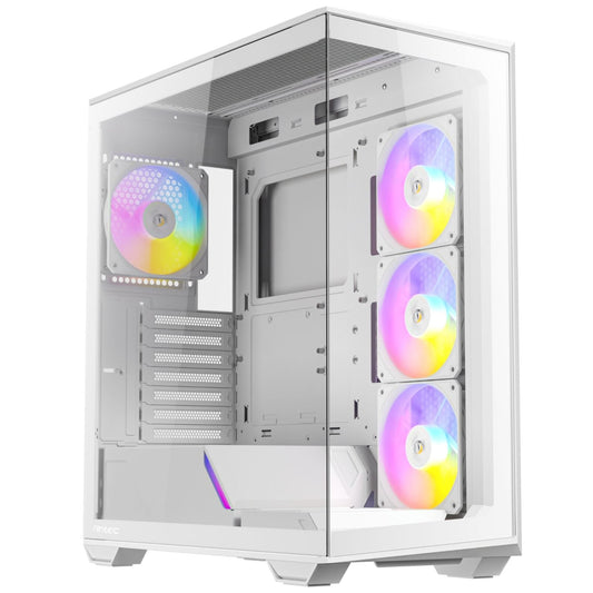 Antec C3 ARGB ATX | Micro-ATX | ITX ARGB Mid-Tower Gaming Chassis – White Antec
