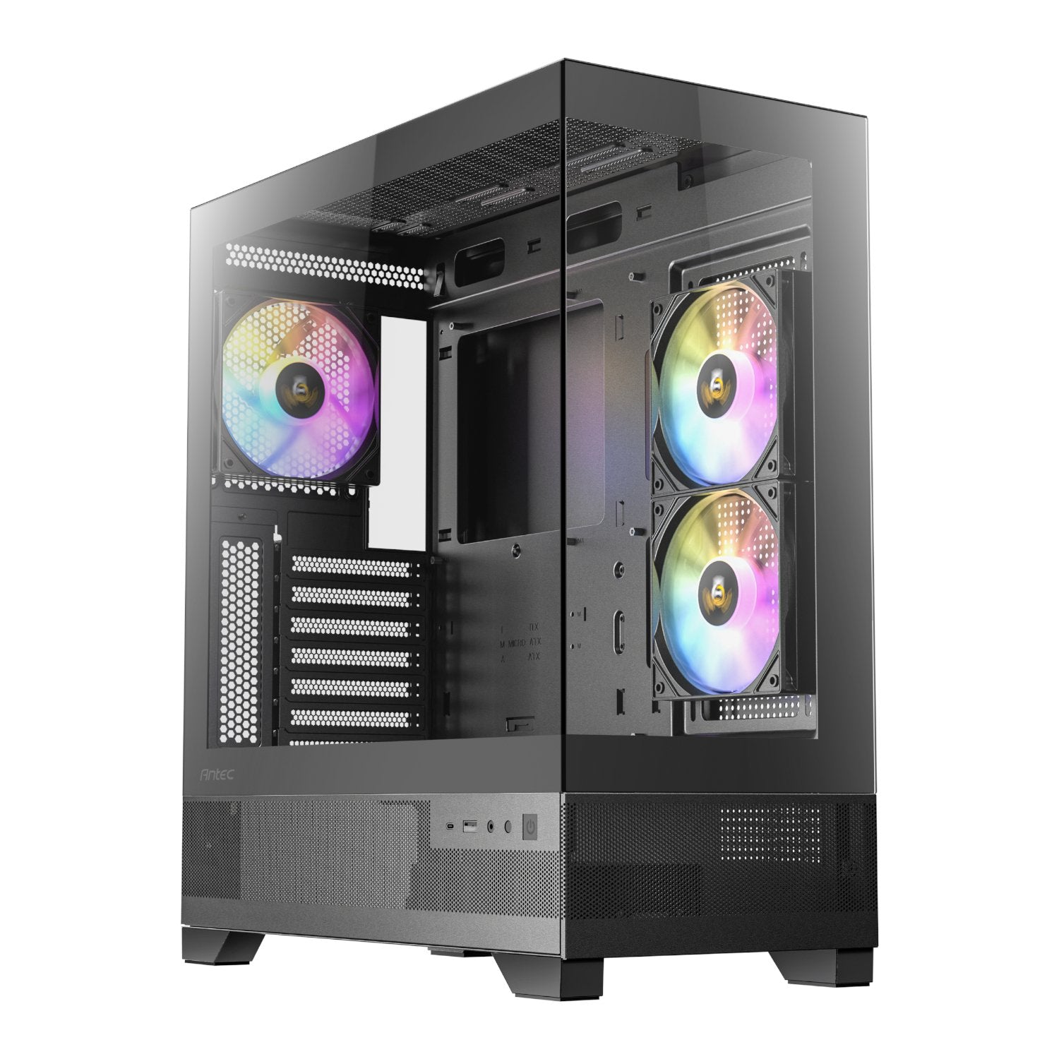 Antec CX700 ARGB ATX | Micro-ATX | ITX ARGB Mid-Tower Gaming Chassis – Black Antec