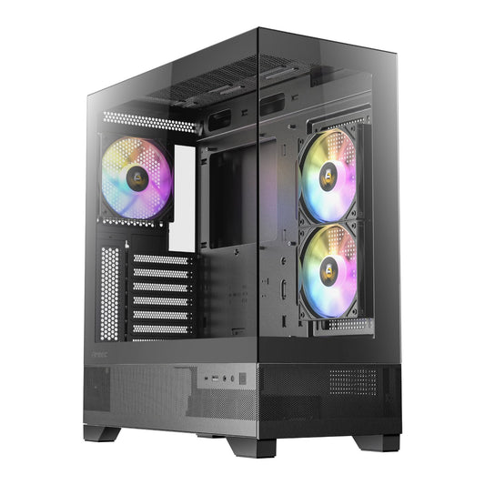 Antec CX700 ARGB ATX | Micro-ATX | ITX ARGB Mid-Tower Gaming Chassis – Black Antec