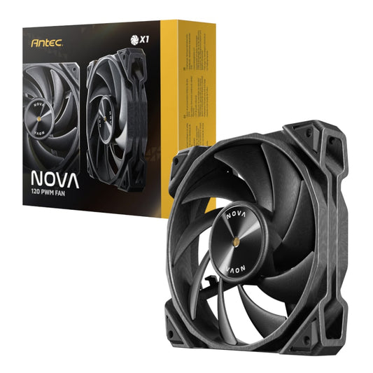 Antec NOVA 120 PWM Fan with Speed Controller – Black Antec