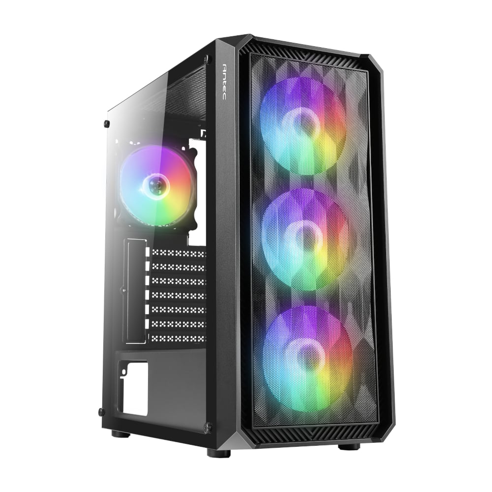 Antec NX292 ATX | Micro-ATX | ITX ARGB Mid-Tower Gaming Chassis – Black Antec