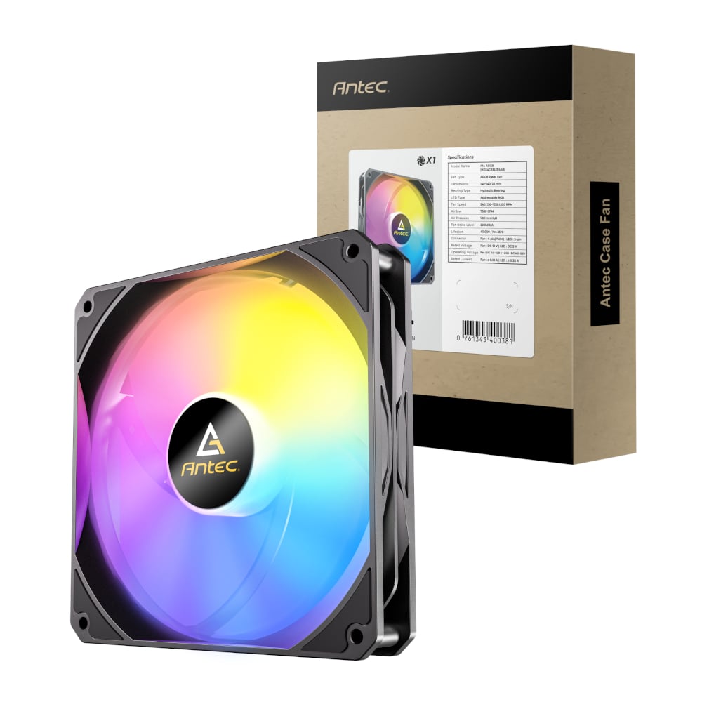 Antec P14 ARGB 140 PWM Case Fan – Black Antec