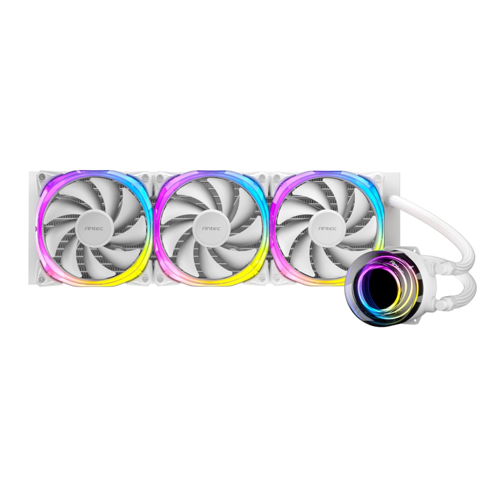 Antec VORTEX 360mm ARGB Liquid CPU Cooler – White Antec