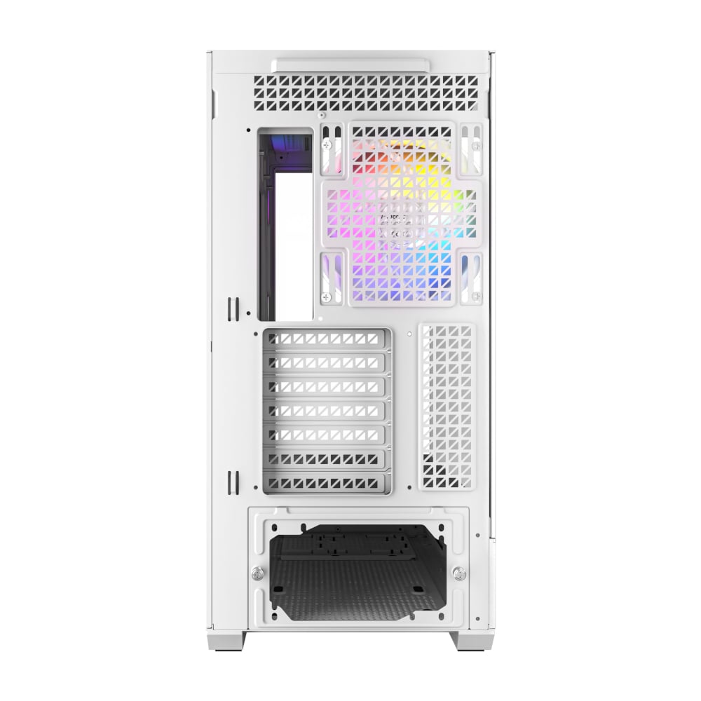 Antec C7 ARGB ATX Mid Tower Gaming Chassis – White Antec