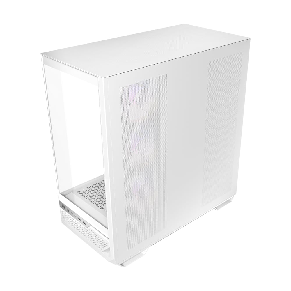 Antec C7 ARGB ATX Mid Tower Gaming Chassis – White Antec