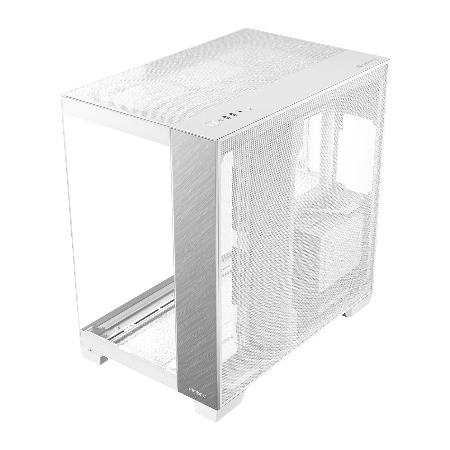 Antec C8 Aluminium White E-ATX Dual Chamber Gaming Chassis – White Antec
