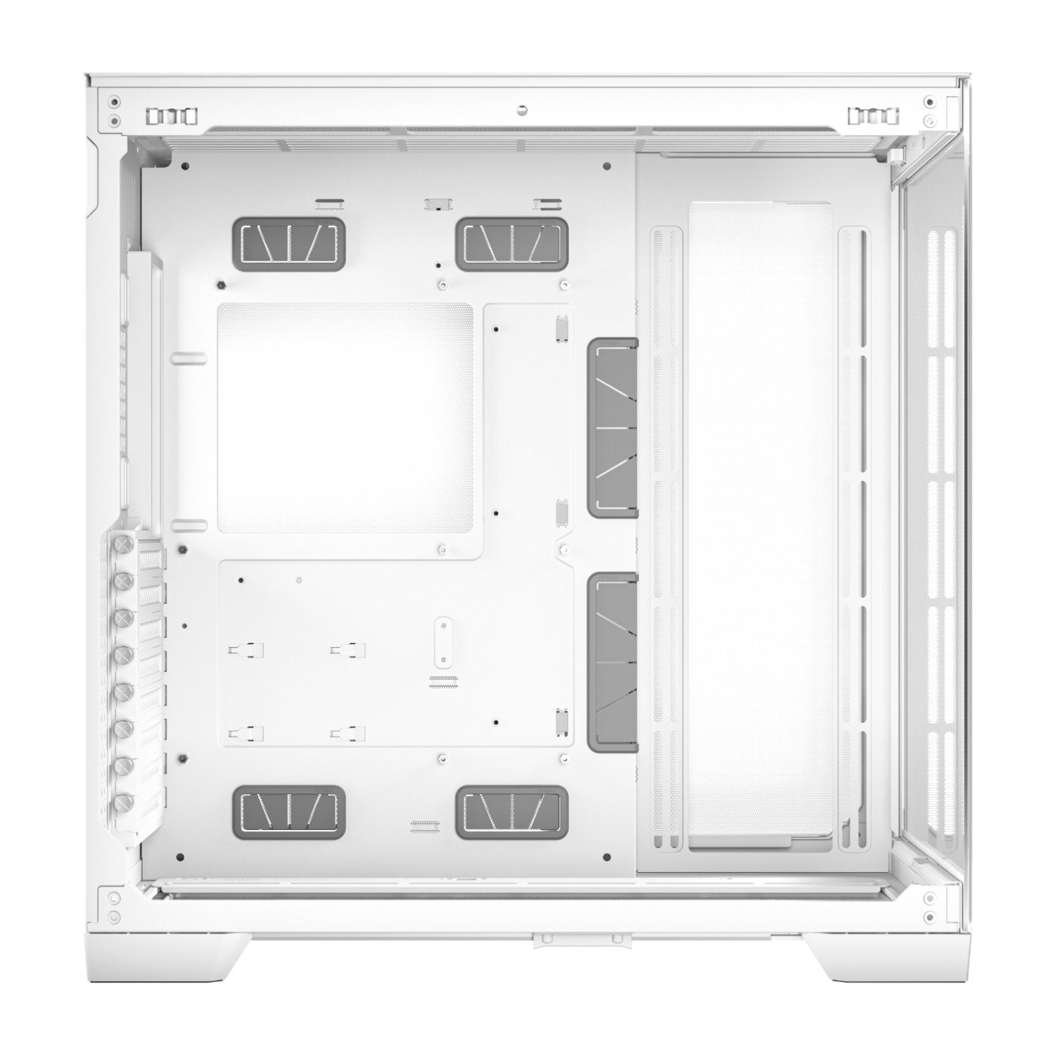 Antec C8 Aluminium White E-ATX Dual Chamber Gaming Chassis – White Antec