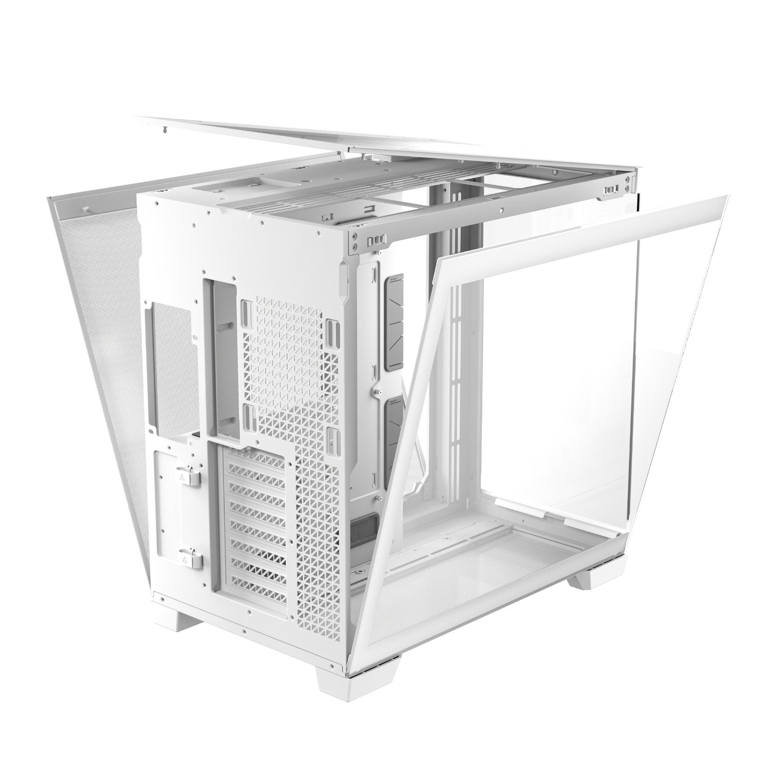 Antec C8 Aluminium White E-ATX Dual Chamber Gaming Chassis – White Antec