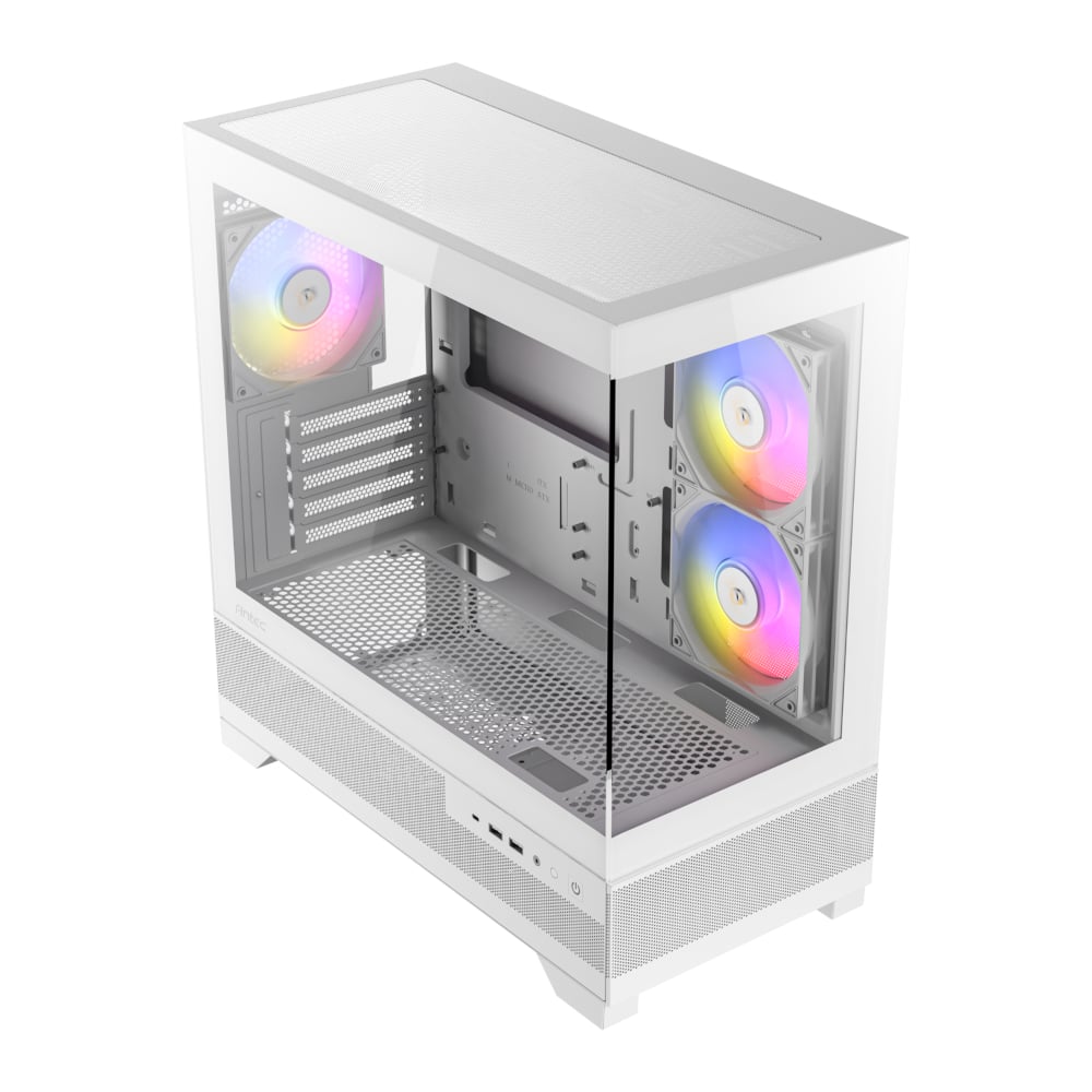 Antec CX500M Micro-ATX | ITX RGB Mini-Tower Gaming Chassis Type-C – White Antec