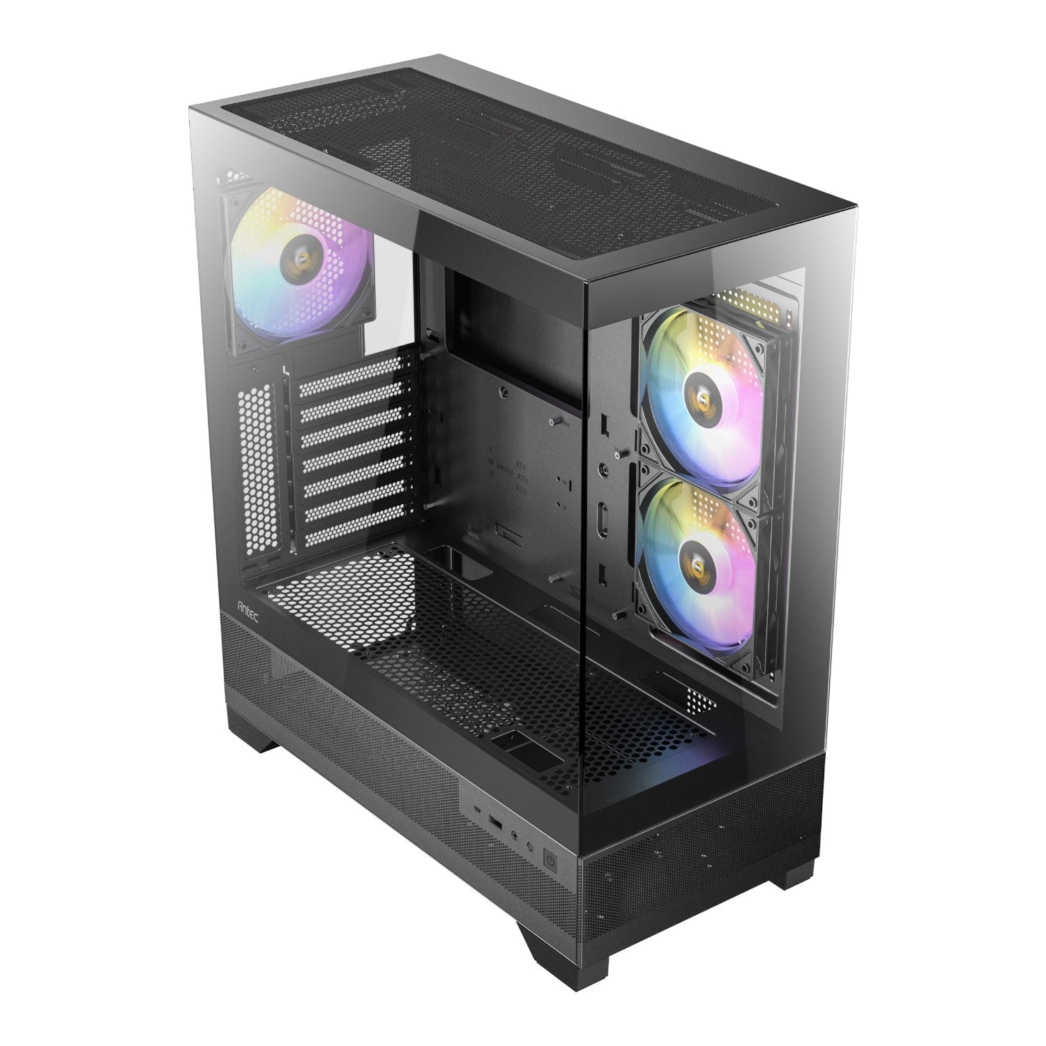 Antec CX700 ARGB ATX | Micro-ATX | ITX ARGB Mid-Tower Gaming Chassis – Black Antec