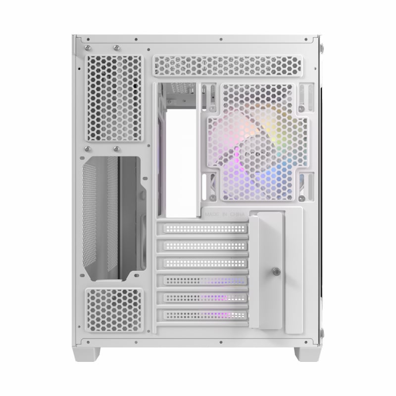 Antec CX800 Elite ATX | Micro-ATX | ITX RGB Mid-Tower Dual Chamber Gaming Chassis – White Antec