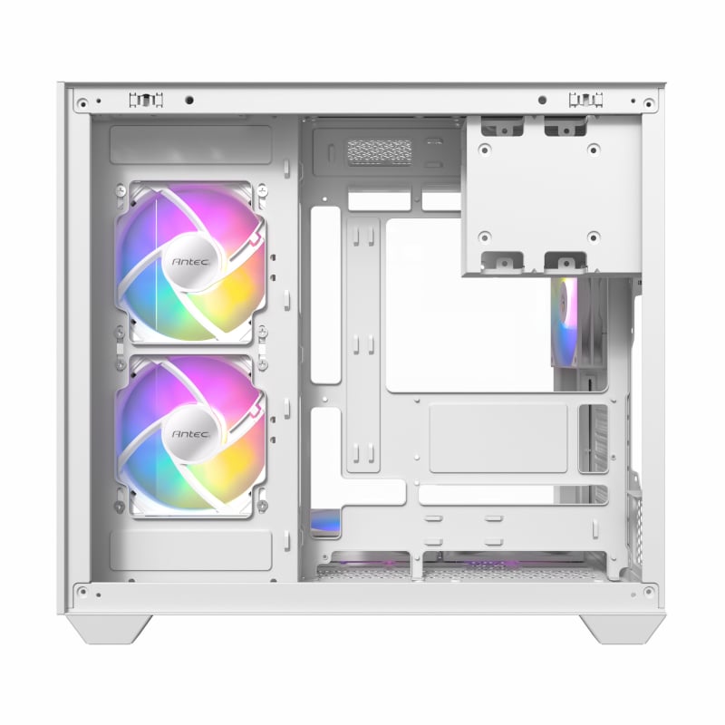 Antec CX800 Elite ATX | Micro-ATX | ITX RGB Mid-Tower Dual Chamber Gaming Chassis – White Antec