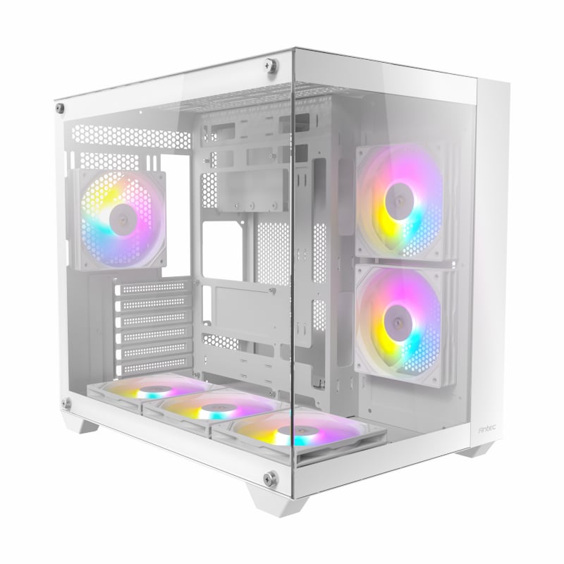 Antec CX800 Elite ATX | Micro-ATX | ITX RGB Mid-Tower Dual Chamber Gaming Chassis – White Antec