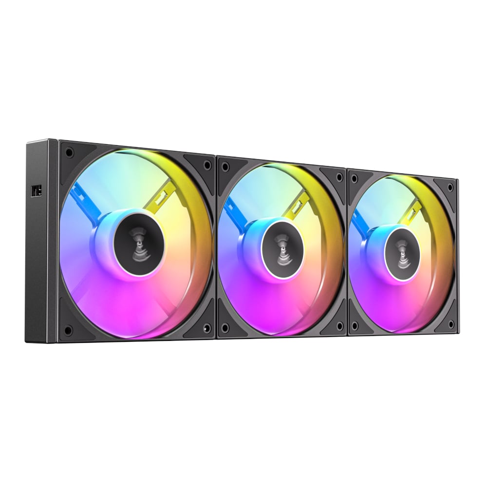 Antec Connect 120 Reverse ARGB PWM Fan 3 Pack – Black Antec