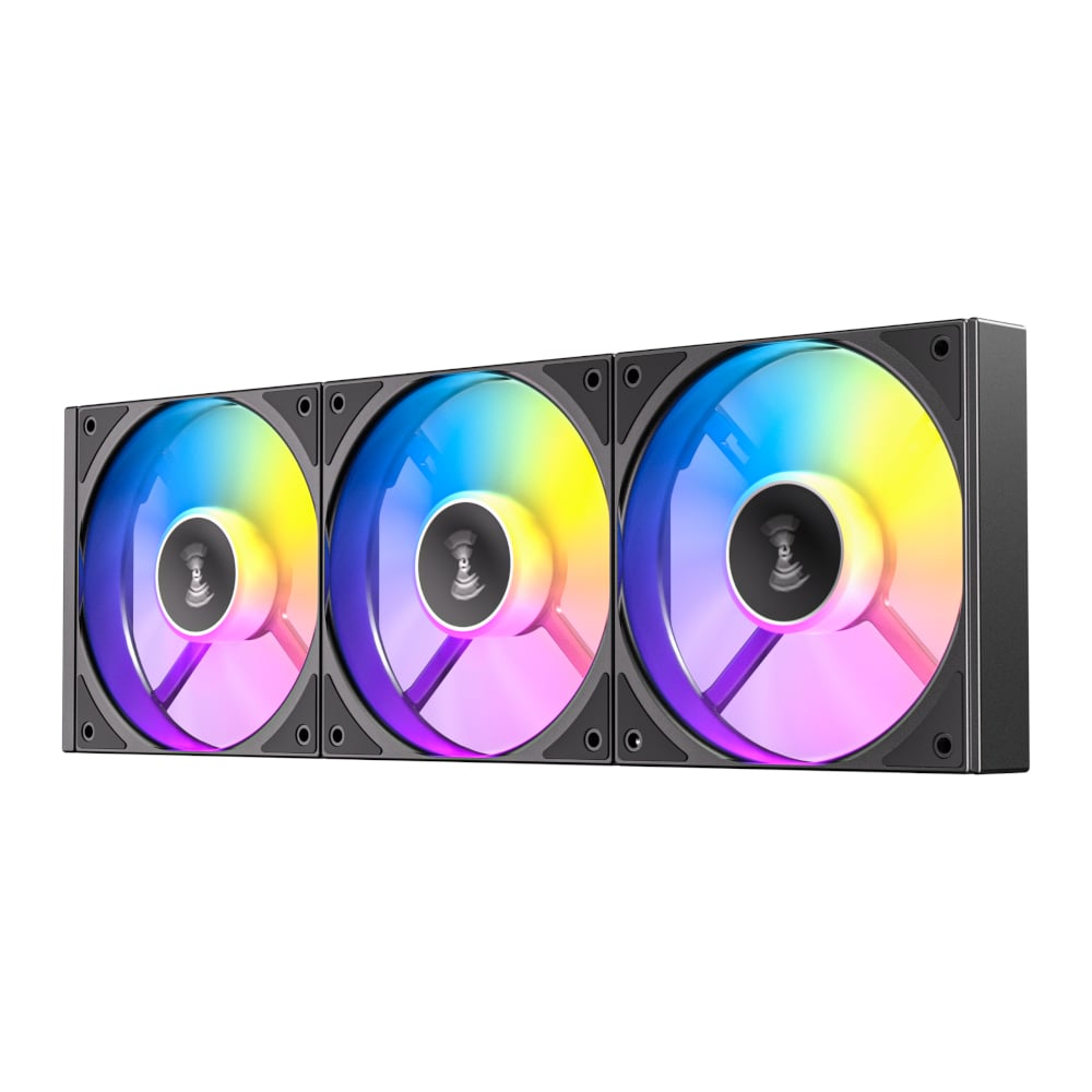 Antec Connect 120 Reverse ARGB PWM Fan 3 Pack – Black Antec