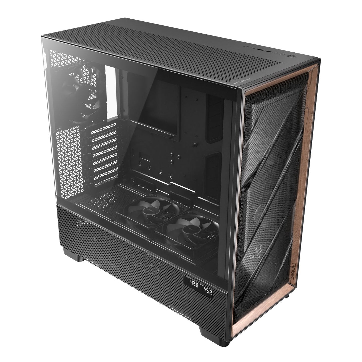 Antec FLUX PRO E-ATX Full Tower Gaming Chassis – Black Antec