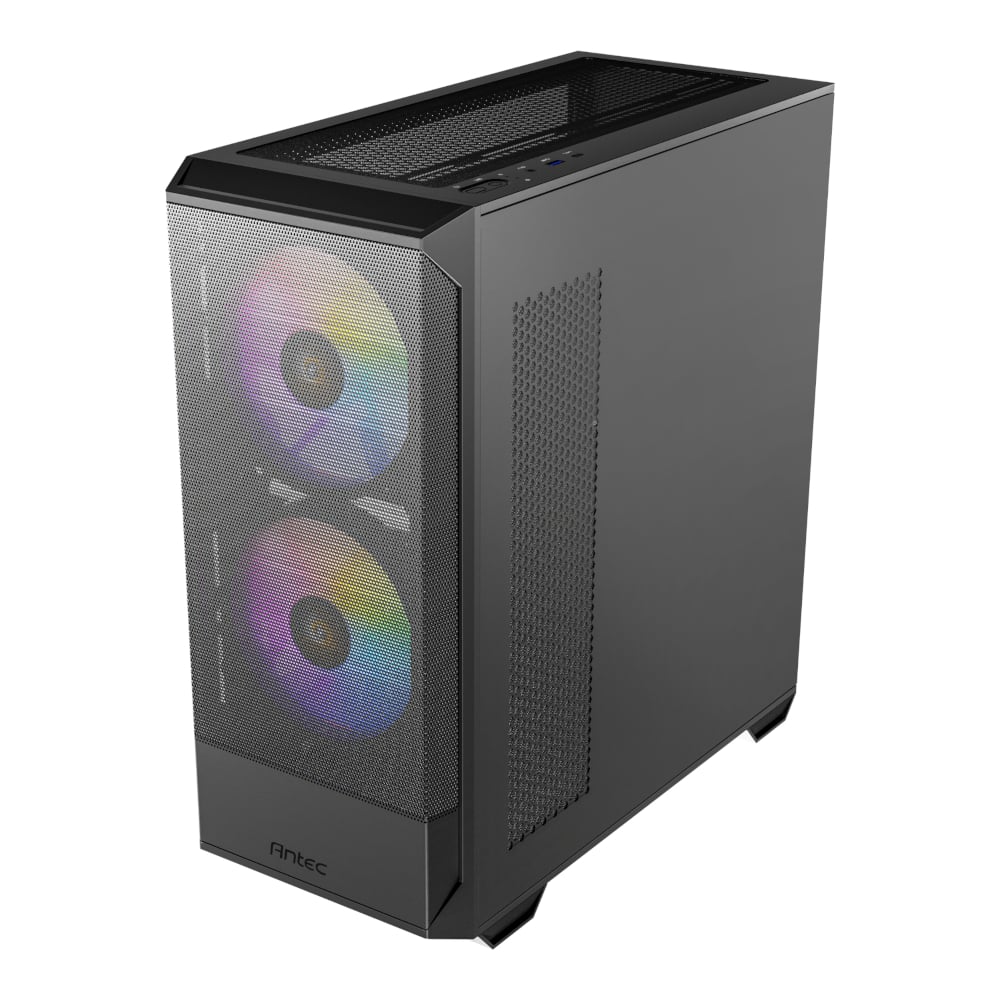 Antec NX416L ATX | Micro-ATX | ITX ARGB Mid-Tower Gaming Chassis – Black Antec