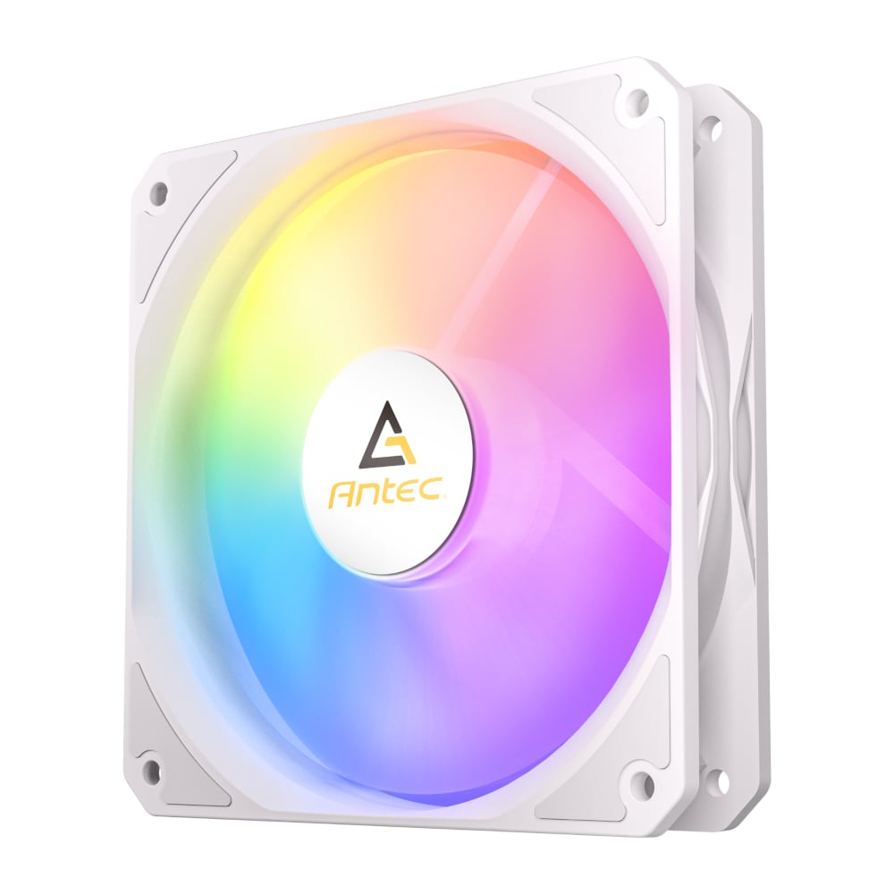Antec P12 PWM 120mm ARGB Reverse Case Fan – White Antec