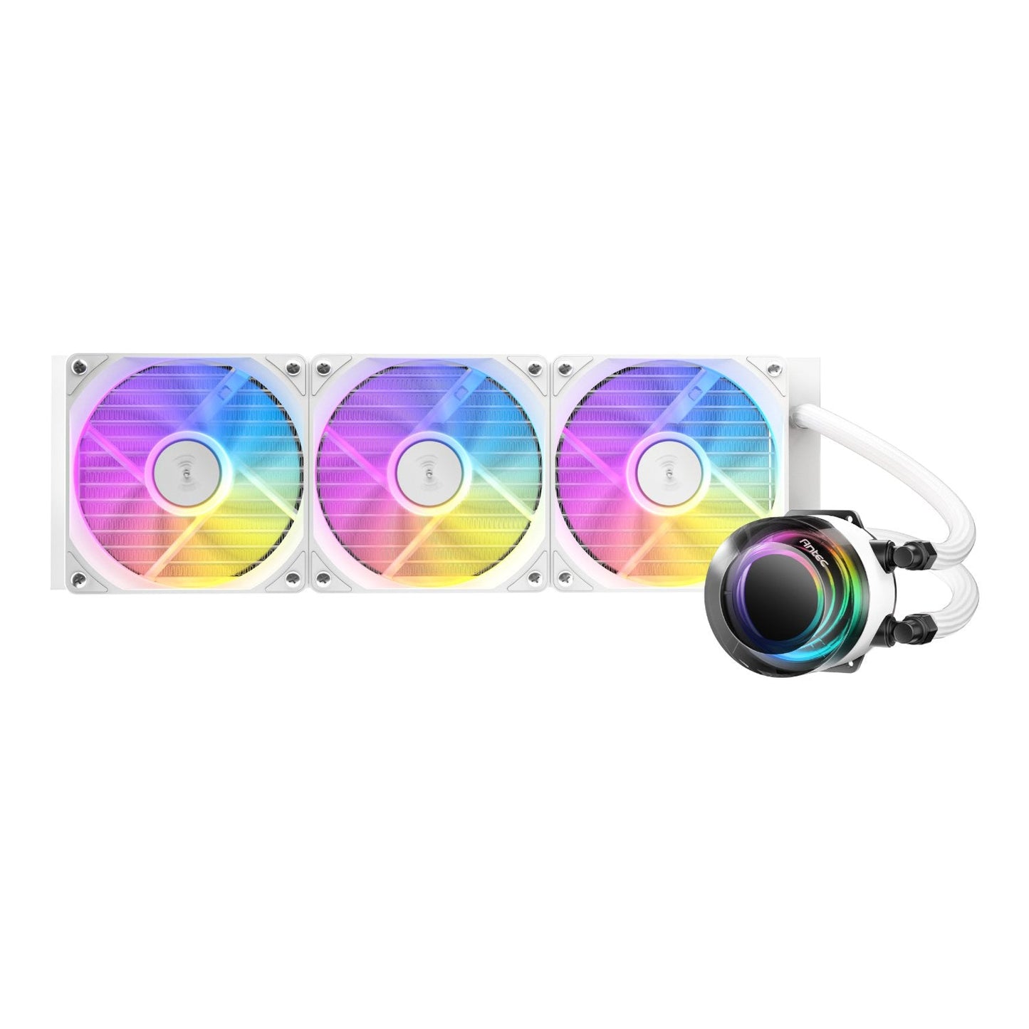 Antec VORTEX LUM 360 ARGB AIO CPU Liquid Cooler – White Antec