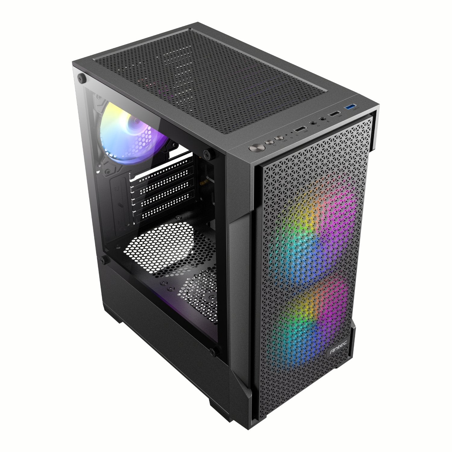 Antec VX100M ARGB Micro-ATX Mini Tower Gaming Chassis Antec