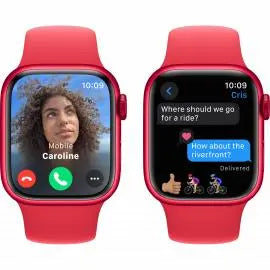 Apple Watch Series 9 GPS 41mm (PRODUCT)RED Aluminium Case with (PRODUCT)RED Sport Band Apple