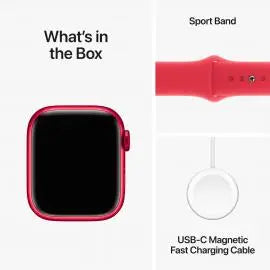 Apple Watch Series 9 GPS 41mm (PRODUCT)RED Aluminium Case with (PRODUCT)RED Sport Band Apple