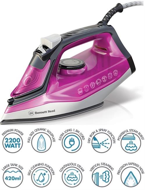 Bennet Read 2200w Powerglide XL Steam Iron Bennet Read