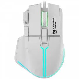 CANYON mouse Fortnax GM-636 RGB 9buttons Wired White CANYON