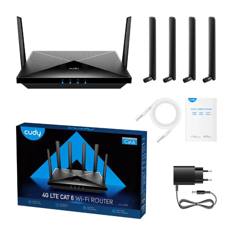 Cudy AC1200 WiFi 4G LTE Cat6 Gigabit Router Y.M Techprops