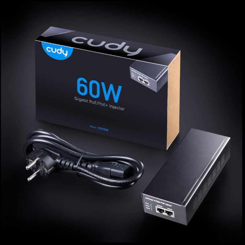 Cudy 60W Gigabit PoE+ Injector Cudy
