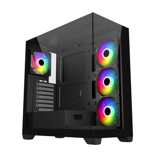 FSP M340 ARGB ATX Gaming Chassis – Black FSP