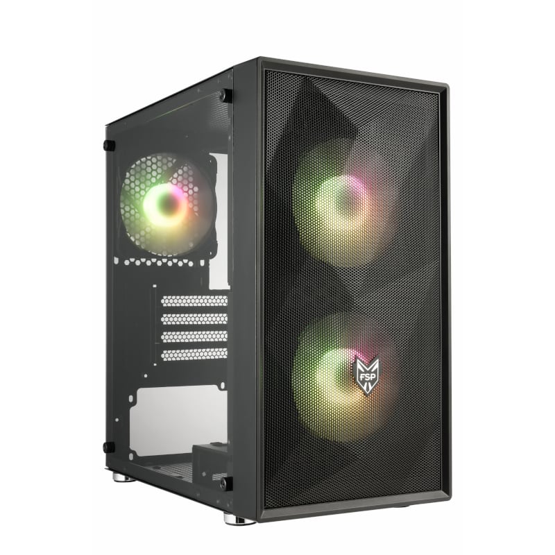 FSP CST130A Micro-ATX Gaming Chassis – Black FSP
