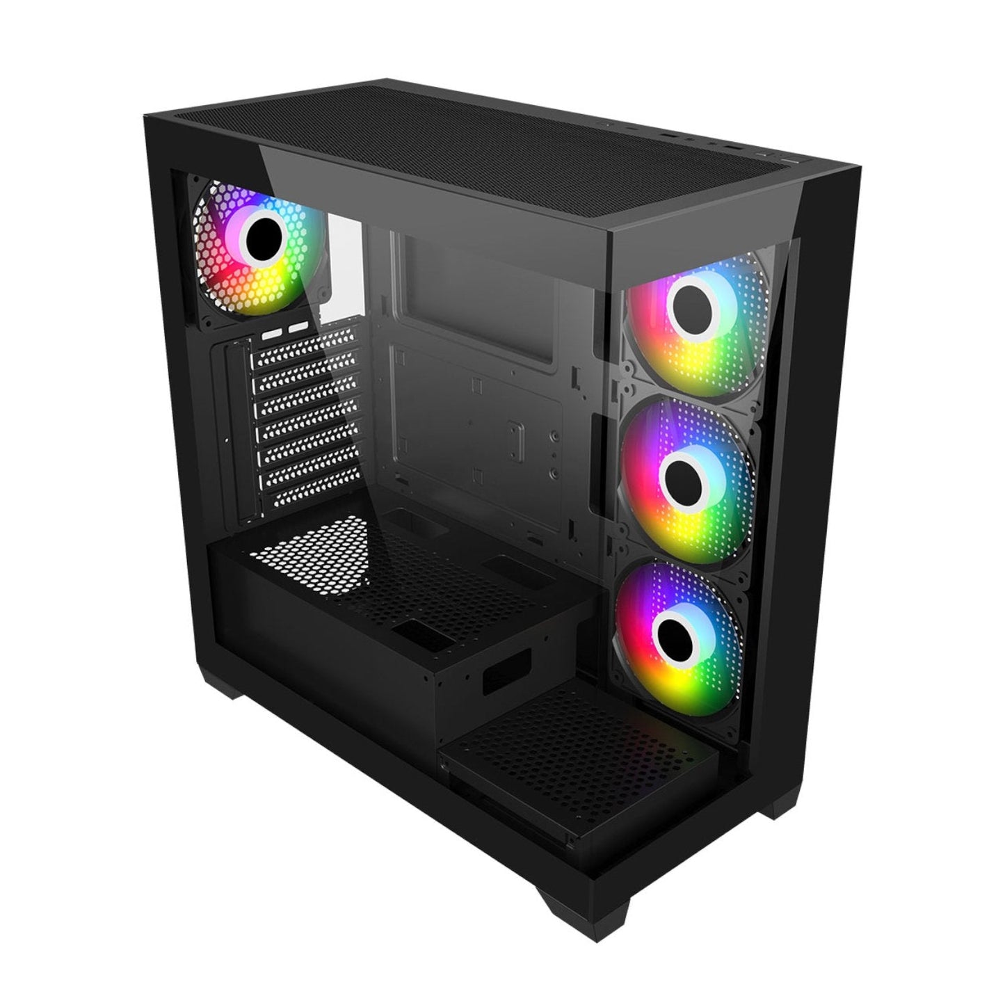 FSP M340 ARGB ATX Gaming Chassis – Black FSP