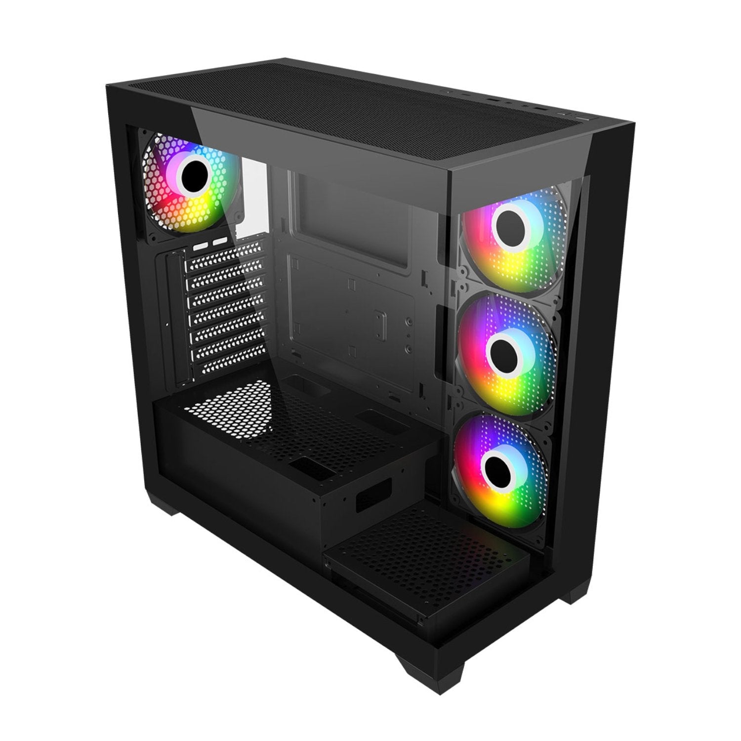 FSP M340 ARGB ATX Gaming Chassis – Black FSP