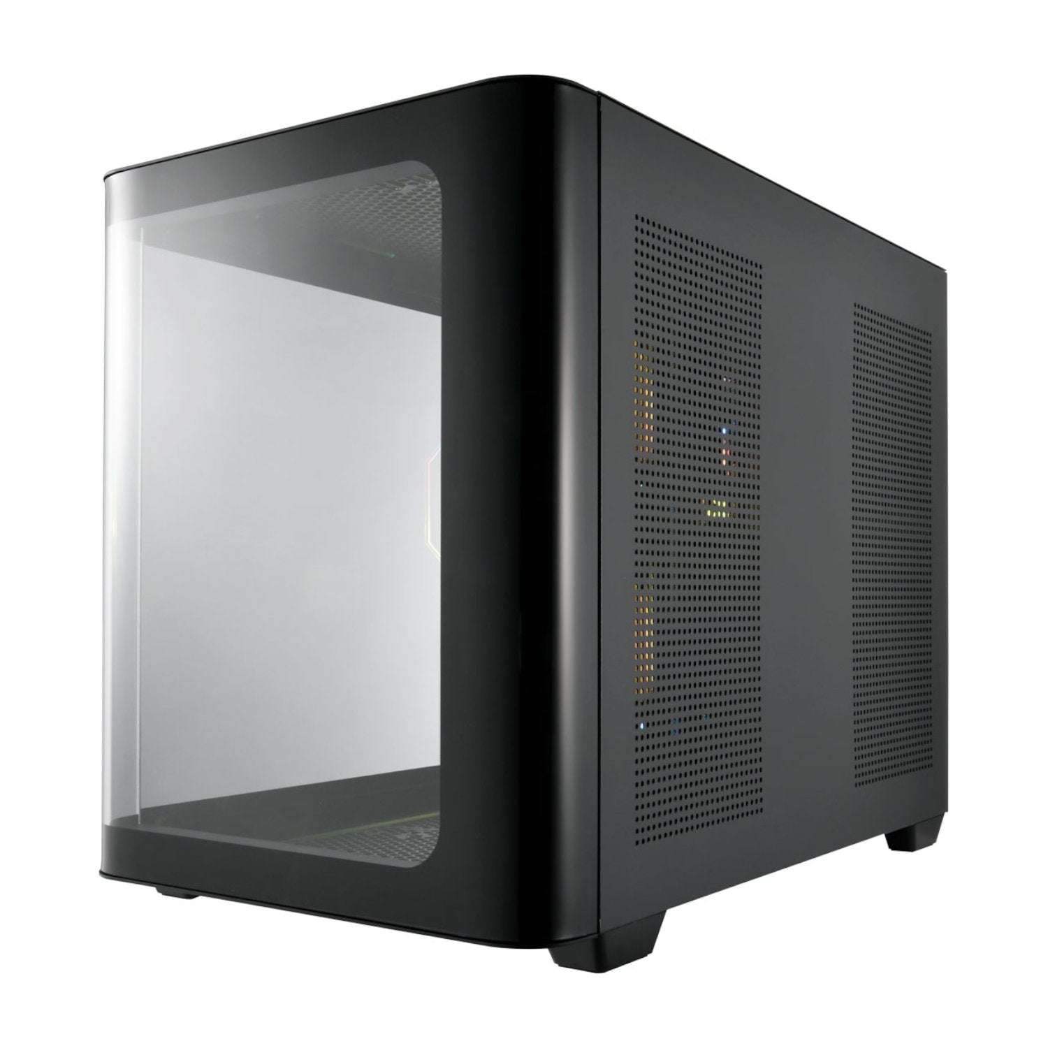 FSP S380 ARGB M-ATX Mid Tower Gaming Chassis – Black FSP