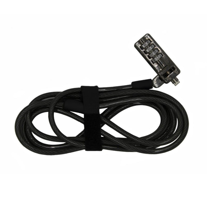 GIZZU 2m Slimline Combination Notebook & Ultrabook Cable Lock GIZZU