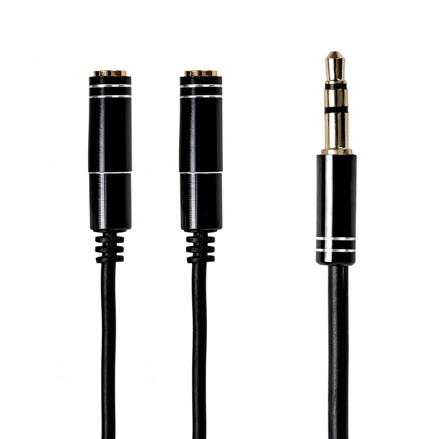 Gizzu 3-Pole Audio Splitter Cable – Black Gizzu