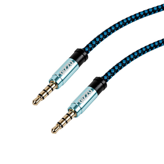 Gizzu 3.5mm AUX Cable 1.5m – Black/Blue Gizzu