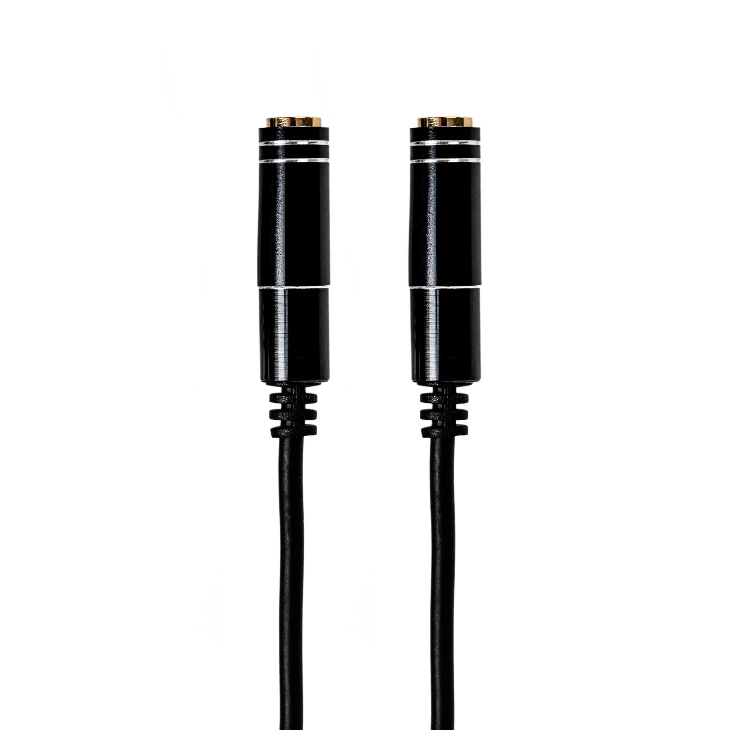 Gizzu 3-Pole Audio Splitter Cable – Black Gizzu