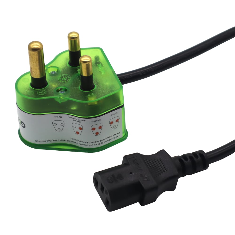 Gizzu Surge Protector 10A Kettle Plug Cable 1.5M Gizzu