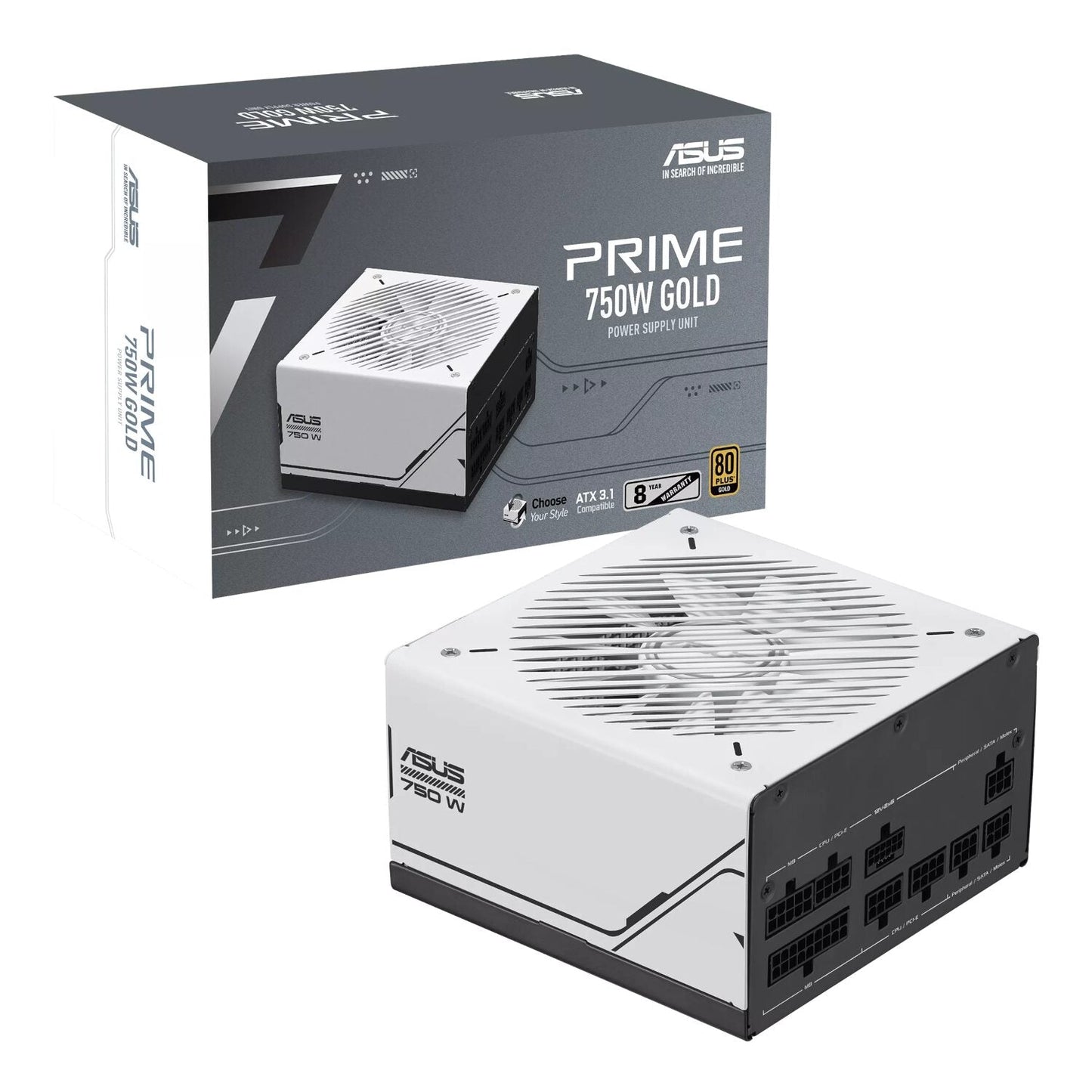 ASUS Prime AP-750G 750W 80+ Gold Fully Modular ATX3.1 Power Supply ASUS