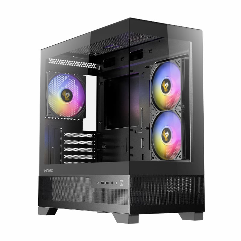 Antec CX500M Micro-ATX | ITX RGB Mini-Tower Gaming Chassis Type-C – Black Antec